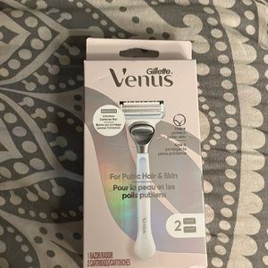 Gillette Venus for pubic hair and skin
